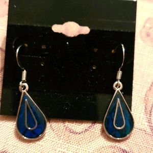 - Blue Fashion Earrings